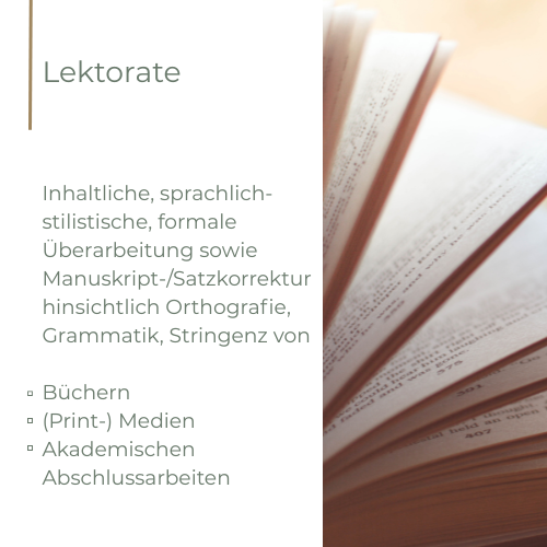 Amelie Brosig Content Studio Leistungen_Lektorat